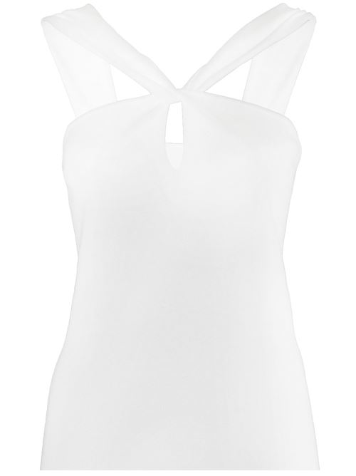 Top bianco con intreccio Federica Tosi | FTE24MK1260001